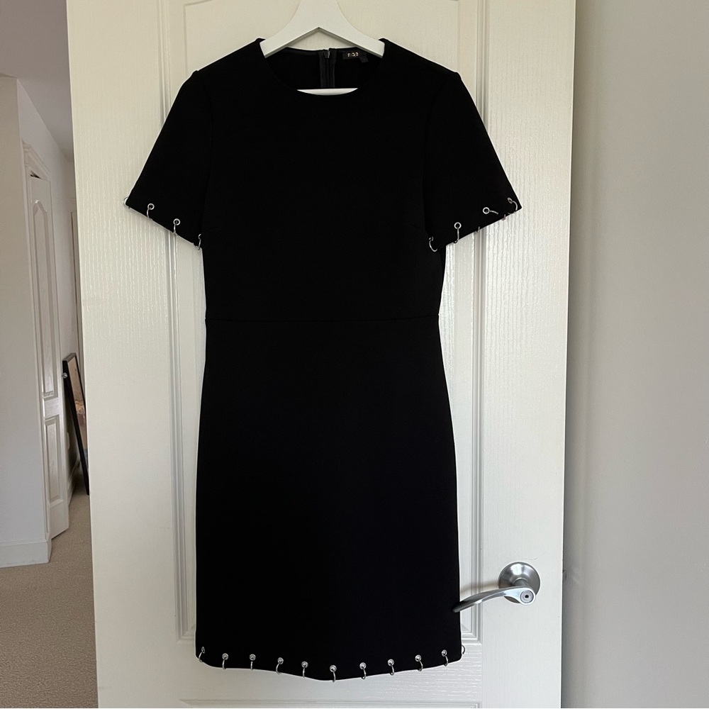 Maje Risis Ringed & Grommeted A-Line Mini Dress - Picture 5 of 9